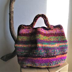 Crochet Handmade Bag Extra Large Tote Bag XXL Size Market Bag Purse Multicolored Bohemian Satchel Beach Bag For Shopping, Bohemian Crochet Satchel Bag For Shopping, Multicolor Hobo Bag With Braided Handles For Beach, Multicolor Hobo Tote Bag For Beach, Multicolor Double Handle Hobo Bag For Beach, Bohemian Rectangular Bucket Bag For Shopping, Green Bohemian Bags With Leather Handles, Multicolor Beach Satchel Shoulder Bag, Multicolor Beach Shoulder Bag Satchel