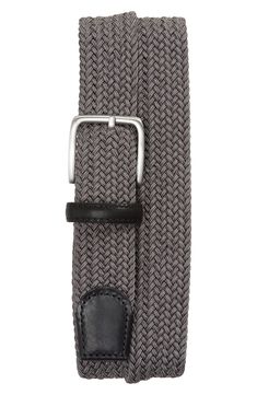 Intricately woven construction adds subtle texture to a versatile belt that's an everyday go-to. Polypropylene/textile Imported | Nordstrom Woven Belt Classic Adjustable Fabric Belt, Adjustable Casual Belt For Workwear, Woven Belt, Gift Kit, Diy Kits Gift, Subtle Textures, Nordstrom Rack, Nordstrom, Buckle