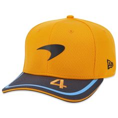 PRICES MAY VARY. Pre-curve brim Six-panel crown Snapback closure Sewn-on McLaren speedmark patch Officially licensed '4' on the brim Pay tribute to one of F1 and McLaren’s stars with this New Era Lando Norris cap. Featuring the classic 9FIFTY features of a pre-curve brim and domed, six-panel crown and showing Lando’s number ‘4’ printed on the brim, this is the perfect finishing touch to an outfit for any McLaren or Norris fans. F1 News, Mclaren F1, Lando Norris, Number 4, S Star, Snapback Cap, Hat Sizes, Papaya, New Era