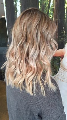 Champagne Blond, Beige Blond, Blonde Balayage Highlights, Blond Balayage, Honey Hair, Blonde Hair With Highlights