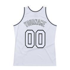 Represent your distinct look with this custom basketball jersey from our web. It boasts stitched tackle twill name & number and classic trims along with moisture-wicking technology for added comfort. Features: 1. Material: 100% Recycled Polyester 2. Stitched team or player name and numbers 3. Fit: Jerseys have an athletic cut. For a looser fit, we recommend ordering one size larger than you normally wear 4. Moisture-wicking fabric has spongy handle, good draping property and elasticity as well a Custom Basketball Jersey, Basketball Black, Jersey Uniform, White Basketball, Blue Football, Orange Texas, Custom Basketball, Alpha Kappa Alpha, White Jersey