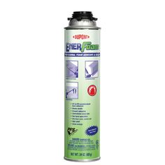 a can of green spray on a white background