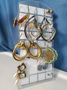 10 Pairs of various style & backing Earrings lot Jewelry Earrings Dangle, Dangle Drop Earrings, Dangle Earrings, Accessory Gift, Jewelry Earrings, Electronic Accessories, Drop Earrings, Purses And Bags, France