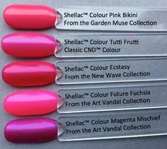 Cnd Shellac Pink Colors, Shellac Nail Colors Summer, Cnd Shellac Colors 2023, Cnd Shellac Pink, Pink Shellac Nails, Pink Shellac