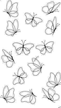 Simple Butterfly Background, Fine Line Butterfly Drawing, Butterfly Drawings Simple, Butterfly Ipad Wallpaper, Aesthetic Minimalist Drawing, Butterfly Homescreen, Aesthetic Wallpaper Butterfly, Wallpapers Butterflies, Mariposas Aesthetic