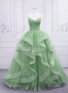 Light Green Layers Tulle Straps Long Formal Dress Green Sweet Sixteen Dress, Green Sweetheart Neckline Evening Dress For Quinceanera, Green Sweetheart Neckline Gown For Quinceanera, Green Gown With Sweetheart Neckline For Quinceanera, Green Quinceanera Gown With Sweetheart Neckline, Green Ball Gown With Fitted Bodice For Prom Season, Green Gown With Fitted Bodice And Sweetheart Neckline, Green Fitted Bodice Evening Dress For Quinceanera, Green Gown With Sweetheart Neckline