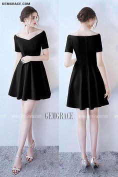 Black V-neck Short Homecoming Dress with Short Sleeves Ref#HTX86091 at GemGrace. #HomecomingDresses Shop now to get $10 off. Pro custom-made service for wedding dress, formal dress. View Special Occasion Dresses,Homecoming Dresses,Short Homecoming Dresses,Black Homecoming Dresses,Simple Homecoming Dresses,Off the Shoulder Homecoming Dresses,Modest Homecoming Dresses for more ideas. Click to shop now! #BuyableHomecomingDresses #littleblackdress Black V-neck Mini Dress For Homecoming, Black V-neck Dress For Homecoming, V-neck Mini Dress For Prom Season, Elegant Short Sleeve Mini Dress For Homecoming, Black Short Sleeve Prom Dress, Black Short Sleeve Dress For Prom Season, Black Short Sleeve Dress For Prom, Black V-neck Mini Dress For Formal Occasions, Black Knee-length V-neck Evening Dress