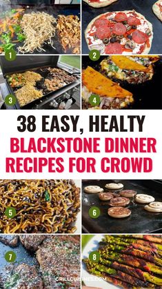 Discover 38 easy Blackstone dinner recipes perfect for feeding a crowd! Whether you're hosting a backyard BBQ or a family gathering, these recipes are designed to please. From savory meats to fresh veggies, find quick and delicious meals that everyone will love.
Chicken And Veggies On Blackstone,Black Stone Meals Easy, Blackstone Bbq Ideas, Black Top Recipes, Healthy Dinner Recipes On Blackstone, Meals To Cook On A Blackstone Griddle, Dinner Ideas For Blackstone What To Make On Blackstone Griddle, Cooking For A Crowd On Blackstone, Easy Blackstone Dinner Recipes, Recipes To Make On Blackstone, Healthy Griddle Dinner Ideas, Recipe For Blackstone Griddle, Cook On Blackstone, Black Stone Supper Ideas, Dinner Ideas For Blackstone Griddle