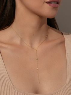 Want the perfect layering necklace? Our Shiner Lariat Vermeil Necklace is the one. Crafted with 18k gold over sterling silver and real, slightly included round-cut diamonds, this Y-shaped necklace brings a shiny, luxurious touch to your look. Pair this dainty chain necklace with your other favorite gold Vermeil jewelry styles for a look that’s glamorous and effortless. Holiday Party Jewelry, Uncommon James, Dainty Chain Necklace, Jewelry Styles, Gold Vermeil Jewelry, Dainty Chain, Vermeil Jewelry, Engraved Jewelry, Layering Necklace