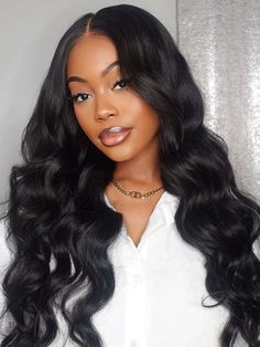 Hair Name: Wear Go Glueless Wigs Wig Advantage: Pre-bleached Knots Hair Style: Body Wave Hair Hair Length: 8-32 inches Wig Weight: 200-320g/Wig (Depending on Length and Density) Color: Natural Black Density: 180% Cap Size: Medium, 22.5inch (Customize Size Service >) Lace Size: 4x6.5 Pre-cut HD Lace Quality: 100% Virgin Human Hair Wigs Last for More Than One Year Lace Top Swiss HD Lace Shipment: DHL, FedEx, or UPS 3-10 Business Days Affordable Human Hair Wigs, Wig Install, Glueless Wigs, Glueless Wig, Hair Shades, Body Wave Wig, Body Wave Hair, Wave Hair, Short Bob Wigs