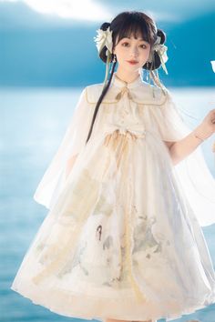 ❤Frilled Shoulder Ribbon Layered Dress + Pearl Tassel Cheongsam Shawl Jacket❤




Setup unit (cm)
 tops
 S.
 Length 59
 M.
 Length 62
 L.
 Length 64

 one piece
 S.
 Length 88 Bust 83-102
 M.
 Length 90 Bust 87-106
 L.
 Length 92 Bust 91-110 Spring Wedding Dress With Doll Collar, Spring Wedding Dress With Stand Collar, Spring Wedding Dresses With Cape Sleeves, Spring Ruffled Doll Collar Dress, Spring Dress With Ruffles And Doll Collar, White Cape Dress For Spring, Spring Cape Dress In White, Summer Beige Stand Collar Dress, Summer Wedding Dress With Stand Collar