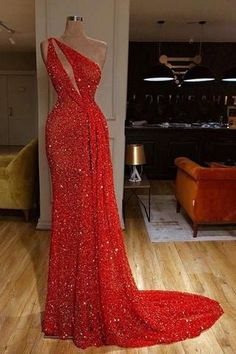 Sequin Prom Dress, Sequin Prom Dresses, Slim Dress, Red Prom, Custom Size Dresses, Prom Dresses Online, Gown Prom, Red Sequin, Girl Clothing