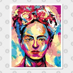 Frida Kahlo by Mailson Cello -- Choose from our vast selection of art prints and posters to match with your desired size to make the perfect print or poster. Pick your favorite: Movies, TV Shows, Art, and so much more! Available in mini, small, medium, large, and extra-large depending on the design. For men, women, and children. Perfect for decoration. Frida Kahlo Gifts, Extra Large, Favorite Movies, Tv Shows, Art Print, For Men, Art Prints, Tv, Wall