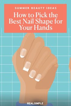 Best Nail Shape, Short Nail Bed, Simple Nails Design, Square Oval Nails, Popular Nail Shapes, Natural Nail Shapes, Short Oval Nails, Dip Nail Colors, Oval Shaped Nails