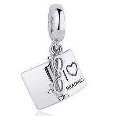 PRICES MAY VARY. 📖Pure 925 Sterling Silver📖: It consists of 92.5% silver and 7.5% other metals to enhance strength and durability, it was safety to sensitive skin and not harmful to your health.Tarnish resistant and will not easily change color  📖I love Reading Dangle📖: Shaped as a book, when you reading you can finds pleasure in a book. Reading book is the simply way to learning new knowledge and relax your brain  📖Packing📖：This adorable charm is package in flannelette pouch 📖Wide Applic Bracelet Charms, Pandora Bracelet Charms, Charm Beads, I Love Reading, Best Gifts For Men, Pandora Bracelets, Dangle Charms, Pandora Bracelet, Love Reading