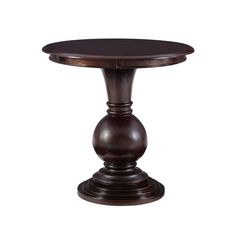 a black table with a wooden top on a white background