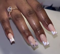 Hand Nails, Nail Pics, Cute Acrylic Nail Designs, Pink Nail Designs, Pink Nail, Girls Nails, Square Acrylic Nails, Pretty Acrylic Nails, Nails Inspo