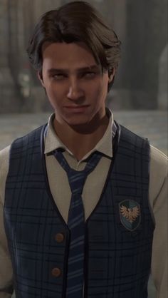 a young man wearing a vest and tie in the video game harry potter, which is currently available for pre - order