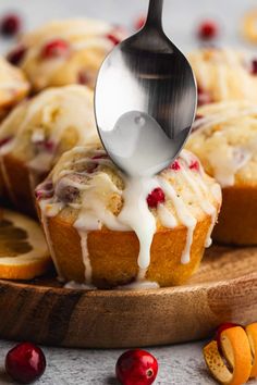 Soft and moist Cranberry Orange Muffins with a luscious orange glaze, perfect for a flavorful treat. Cran Orange Muffins, Popover Recipes, Cranberry Muffin, Cranberry Orange Muffin Recipe, Orange Muffin Recipe, Popover Recipe, Tastes Better From Scratch