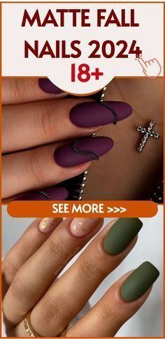 Matt Fall Nail Colors, Matte Nails For Fall, Matte Fall Nails 2024, Early Fall Nails Almond, Best Matte Nail Colors, Matte Nails Design Ideas Fall, Matte Manicure Ideas, Mustard Yellow Fall Nails, Autumn Matte Nails