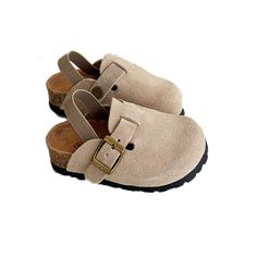 PRICES MAY VARY. Premium Suede Upper: Our toddler clogs are made from premium suede, providing a luxuriously soft and comfortable touch for your child's delicate feet. Cork Insole: These kids' suede clogs feature a soft cork footbed that not only adds comfort, but also helps absorb shock and reduce the impact on your child's feet while playing. Adjustable Buckle: The toddler clogs feature an adjustable buckle, which is not only aesthetically pleasing in design, but can also be customised to fit your child's foot to ensure a secure fit. Slip-resistant EVA Sole: The EVA sole of our kids clogs ensures excellent grip on various surfaces, while also reducing impact and protecting your child's feet from shocks. Adorable Design: Designed with a cute and versatile style, our toddler suede clogs ar Cork Footbed Sandals, Suede Clogs, Toddler Sandals, Baby Fits, Footbed Sandals, Girls Sandals, Boy Mom