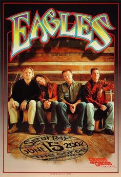 an album cover for the eagles