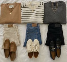 Lilly And Grant, 3 3 3 Outfits, Good Style Outfits, Aethstetic Clothes, Outfit Simple Casual, Fall Outfits Simple, Elegant Fall Outfits, Ootd Flatlay, Flatlay Clothes