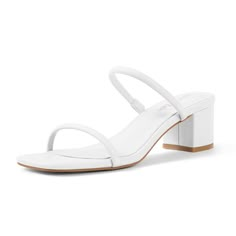 White Straps Heels, Small White Heels, Short White Heels, White Summer Heels, Low Platform Heels, White Low Heels, Mexico Fits, School Vacation, Dressy Sandals