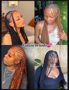 Cute Braided Hairstyles, Hairstyle Inspo, Fulani Braids, Hairstyles Braids, Hairstyles Ideas, Protective Hairstyles, Braided Hairstyles, Mario