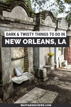 Dark & Twisty things to do in New Orleans New Orleans Trip, New Orleans Cemeteries, New Orleans Christmas, Visit New Orleans