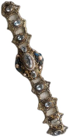 Victorian Jeweled Bracelets For Formal Occasions, Victorian Bracelets With 17 Jewels For Evening, Antique Jeweled Bracelet For Formal Occasions, Antique Evening Bracelets, Austro Hungarian, Usa Jewelry, Antique Bracelets, Handcrafted Necklace, Victorian Jewelry