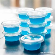 How to Make Blue Hawaiian Jello Shots | Coconut Rum Jello Shots