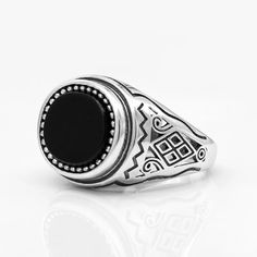 "Product description: Product Type - Ring Metal Type - 925 Sterling Silver (High Quality Polishing & Finishing) Gemstone - Natural Black Spinel Gemstone Size - 11X13 MM Gemstones Shape - Oval Accent Stone - None Gemstone color - As Picture Gemstone Purity - 100% Natural (Guaranteed) Standard Shipping - 3 to 7 Days ($25 Extra) Economy Shipping - 10 to 20 Days (Free Worldwide) Please Note - Color in the picture may be slightly different from the actual product. Due to photographic light condit Classic Round Signet Ring With Stone Setting, Classic Signet Ring With Stone Setting For Gift, Classic Signet Ring With Stone Setting As Gift, Classic Signet Ring With Stone Setting For Anniversary, Classic Signet Ring With Stone Setting For Formal Occasions, Classic Formal Signet Ring With Stone Setting, Disney Princess Engagement Rings, Yellow Gold Opal Ring, Peach Sapphire Engagement Ring