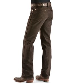 Cotton Straight Leg Jeans For Rodeo, Western Straight Leg Cotton Bottoms, Western Style Straight Leg Cotton Bottoms, Cotton Straight Leg Western Bottoms, Western Style Cotton Straight Leg Bottoms, Western Jeans With Five Pockets And Standard Cut Leg, Western Style Jeans With Standard Cut Leg, Cotton Straight Leg Bottoms For Rodeo, Mens Flared Pants