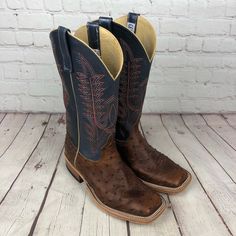 Elevate Your Western Wardrobe With These Classic Anderson Bean Ostrich Leather Cowboy Boots! Crafted With Premium Quality Leather, These Boots Combine Durability With Timeless Style. Perfect For Any Occasion, From Rodeos To Casual Outings. Key Features: Brand: Anderson Bean Size: 9.5 Color: Rich Brown With Deep Navy Blue Material: Genuine Leather, Full Quill Ostrich Leather Condition: Like New Style: Classic Cowboy Boot With Full Quill Ostrich Leather, Intricate Stitching, And Durable Soles Why You’ll Love These Boots: Versatile: Perfect For Pairing With Jeans, Skirts, Or Dresses A Staple For Any Wardrobe. Durable: Built To Last With High-Quality Craft Western Wardrobe, Cowboy Boots Mens, Classic Cowboy, Deep Navy Blue, Ostrich Leather, Leather Cowboy Boots, Cowboy Boot, Style Classic, Timeless Style