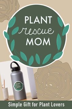 Plant rescue mom sticker. Green with lighter green vines and says, "plant rescue mom". Plant Rescue, You're The One, Bring Them Home, Buy Plants, Plant Mom, Simple Gifts, Plant Lover, Creative Crafts, Drink Sleeves