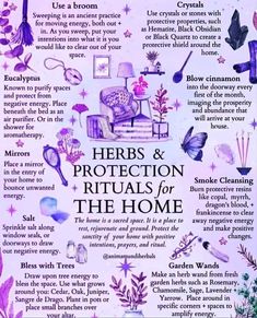 Rituals-Herb & Protection for the Home Protection Rituals, Witchcraft 101, The Crone, Grimoire Book, Eclectic Witch