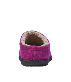 Wool Felt Projects, Felt Projects, Built To Last, Women's Slippers, Felting Projects, L L Bean, Slide Slipper, Womens Slippers, Wool Felt