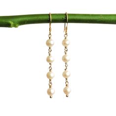 Fresh Water Pearl Earrings, 14k Gold Filled JEWELRY INFORMATION GOLD finish * Earrings are 14k Gold Filled, Sterling Silver * Pearl are Fresh Water round Pearls and measure approx. 6 mm Natural gemstones, can vary in exact shape, size, or color. We make sure to choose the best for you... IMPORTANT NOTICE We ship FREE with DHL EXPRESS for orders over 120 Euro ! PLEASE leave a note on checkout with a valid phone number as it is required for the courier service. PRESENTS Each item is individually w Real Pearl Jewelry, Real Pearl Jewellery, Oxidized Silver Rings, Greek Jewelry, Fresh Water Pearls, Handmade Jewelry Designs, Courier Service, Be Natural, Real Pearls