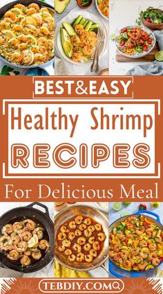 12 Healthy Shrimp Recipes For Delicious Meal Healthy Shrimp Meals, Healthy Shrimp Recipes, Creamy Coconut Shrimp, Clean Eating Shrimp, Shrimp Meals, Sriracha Shrimp, Citrus Shrimp, Spicy Shrimp Tacos, Shrimp And Vegetables