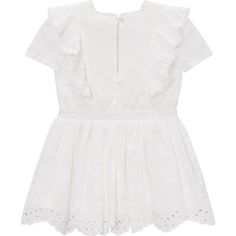 Dress your baby in the cute and charming Freya Mini Dress (Baby). With its sweet short sleeves and adorable ruffle detailing, this mini dress is perfect for little ones to play and have fun. | Marlo Kids | Freya Mini Dress (Baby) Ivory (White, Size 6-12M) | Maisonette collects the best children’s products from around the world (unlike Zulily, Etsy, The Tot, Farfetch Kids, Childrensalon, Crate and Kids, Kohls, Wayfair, Buy Buy Baby, Nordstroms, Mini Boden, J.Crew Factory, or PotteryBarn Kids), cr Cute Short Sleeve Dress With Ruffle Hem, Cute Mini Dress With Lace Trim And Short Sleeves, Cute Mini Dress With Flutter Sleeves And Ruffles, Short Sleeve Cute Dress With Lace Trim, Cute Short Sleeve Dress With Lace Trim, Cute White Dresses With Ruffles, White Ruffle Sleeve Dress With Lace Trim, Cute Cotton Ruffle Dress With Short Sleeves, Summer Baptism Dress With Short Sleeves