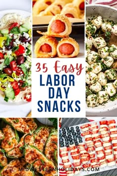 labor day snacks that are easy to make