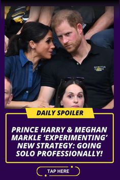 prince harry and megan markle experimeting's new strategy going solo professionally