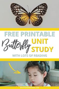 Are you looking for a quick lesson for your elementary-aged kids? Download this fun and easy printable butterfly unit study for your kids. #homeschool #homeschooling #unitstudy #homeschoolprintables #activitiesforkids Butterfly Unit Study Kindergarten, Activity Shelf, Butterfly Unit Study, Insect Unit Study, Homeschool Goals, Homeschool Themes, Butterfly Lessons, Nature Lessons, Free Educational Printables