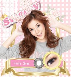 Coloured contact lenses Bigeye Natural Tones Yuka contact lenses bigeye Yuka_Gray Code: Yuka_Gray Brand: Sweety/Barbie Model: Yuka_Gray Soft Contact Lens Duration : 1 year Diameter(mm) : dia 14.5 Base Curve(mm) : B.c 8.60 Effect 16.0 Water content 38% Expire : 5 Years Manufactured by D...