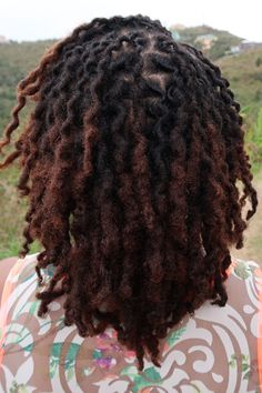 Real Locs With Curly Ends, Long Natural Locs Black Women, Highlights On Locs, 4c Locs With Curly Ends, 4c Locs 4c Hair, Braid Out On Locs, Thick Loc Styles, Medium Size Locs Black Women, Medium Locs Black Women