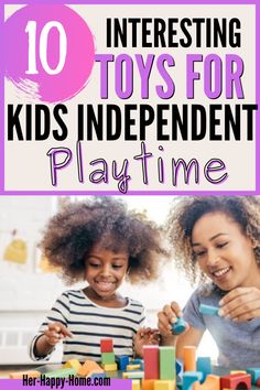 10 Tools to Make Independent Playtime for Your Toddler More Fun - Independent play for toddlers, independent play for preschoolers, independent pay for babies, independent play for 2 year old, independent play for kids, independent play 1 year old, independent play preschool, independent play activities, independent play toys, independent play time, how to independent play, babywise independent play,independent play time, independent play for toddlers tips, independent play toys! Play For Preschoolers, Independent Play Activities, Play Preschool, Play For Kids