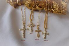 Gold Filled Cross Necklace Gold Religious Cross Charm Unisex Women Men Necklace Pray Christian Faith Pendant WATERPROOF Everyday Jewelry - Etsy Cross Jewelry Gold, Gold Necklace Cross, Mexico Necklace, Gold Cross Necklace For Women, Pray Rosary, Cross Gold Necklace, Gold Rosary Necklace, Vintage Cross Necklace, Cross Necklace Gold