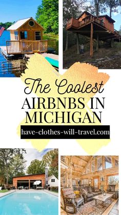 the gatlest cabins in michigan have lots of amenities and things to do with them