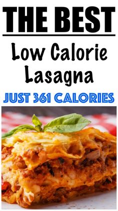 The BEST Low Calorie Lasagna EVER! American Lasagna Recipe, Low Calorie Lasagna, Healthy Lasagna Recipes, Meaty Lasagna, Worlds Best Lasagna, Best Lasagna Recipe, Baked Lasagna, How To Make Lasagna, Lasagna Ingredients